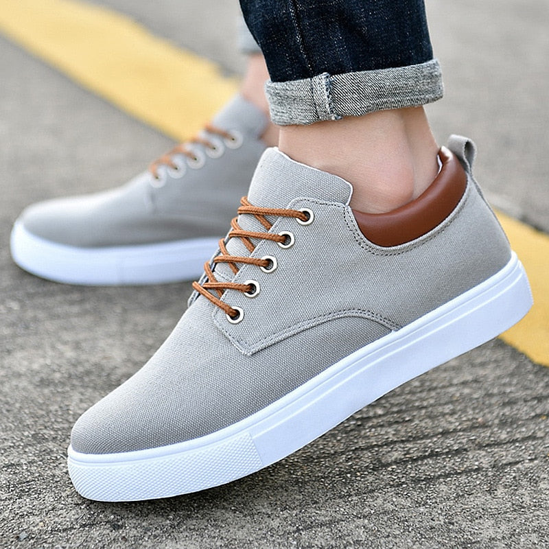 Bequeme Herren Sneaker Leicht Canvas