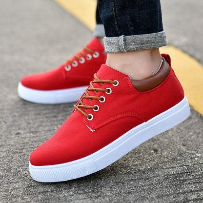 Bequeme Herren Sneaker Leicht Canvas