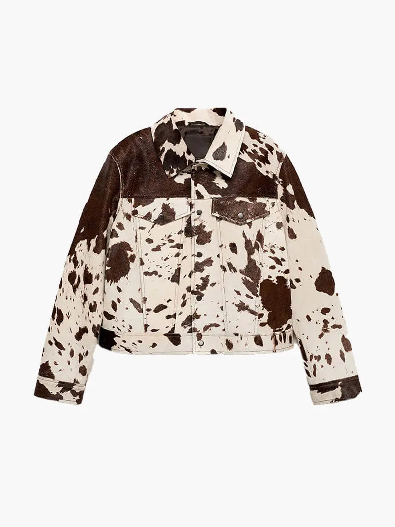 Lederjacke Wildleder Optik Modern