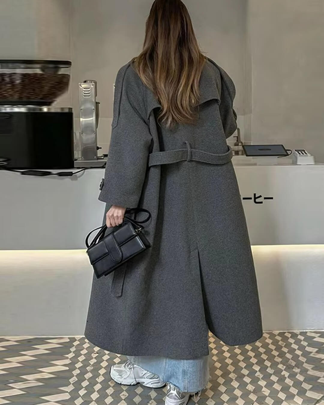 Damen Wollmantel Elegent und Vielseitig