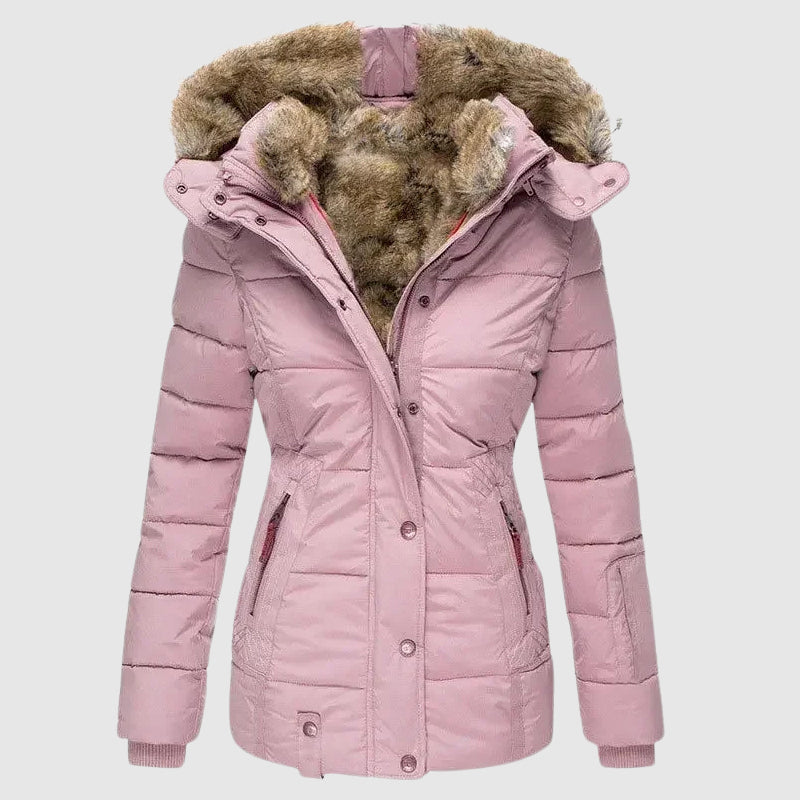 Warme Winterjacke Damen Hoodie