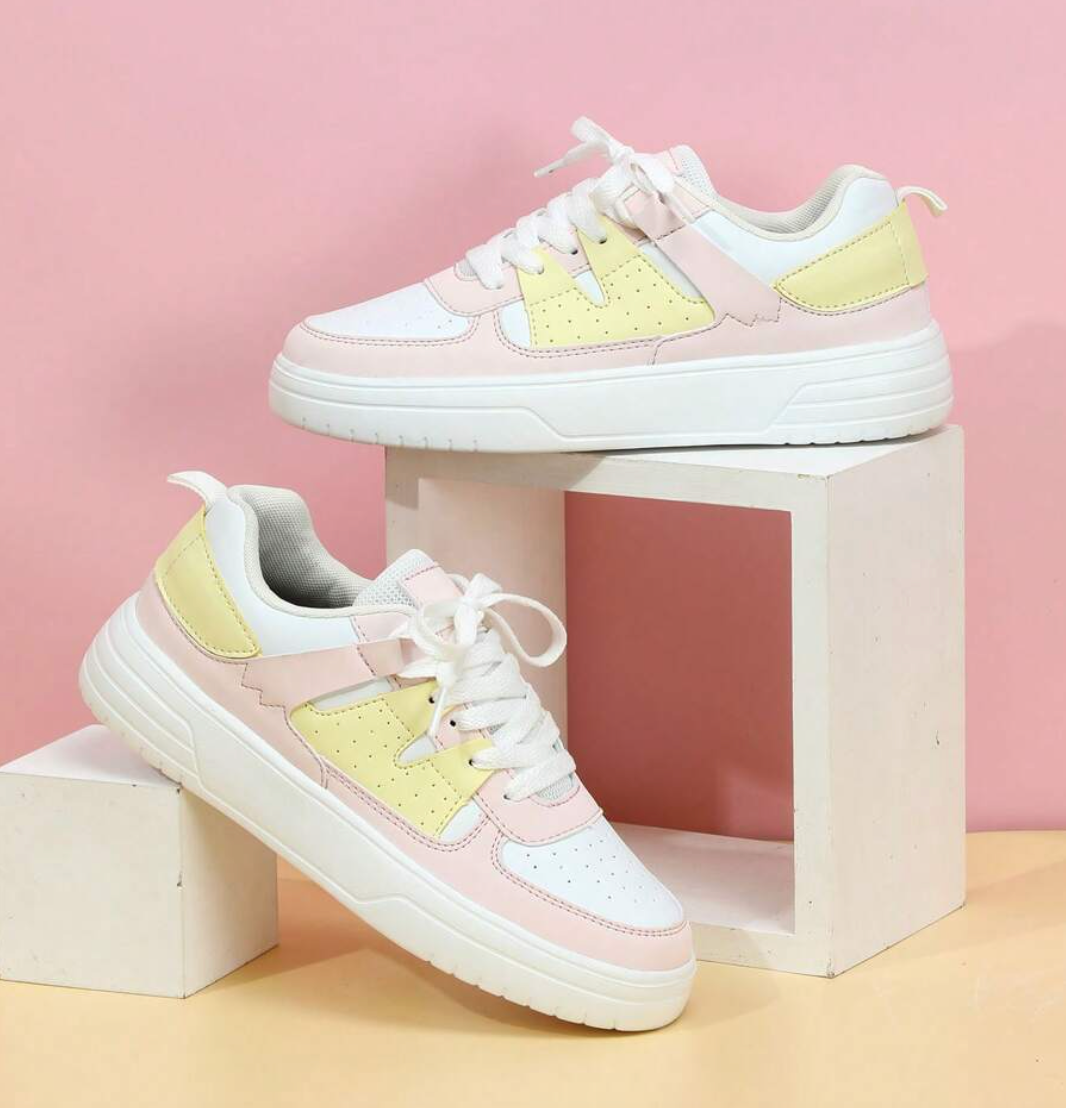 Damen Sneaker Bequem Sportlich
