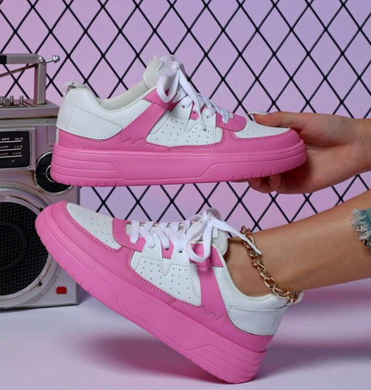 Damen Sneaker Bequem Sportlich