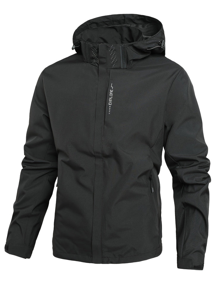 Winddichte Herrenjacke Mit Kapuze Outdoor