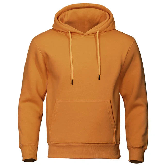 Herren Fleece-Pullover Kapuze Warm