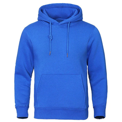 Herren Fleece-Pullover Kapuze Warm