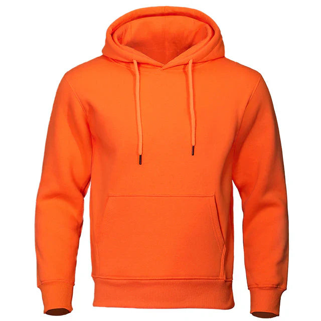 Herren Fleece-Pullover Kapuze Warm