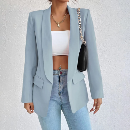 Stilvolle Damenblazer Büro Look Polyester