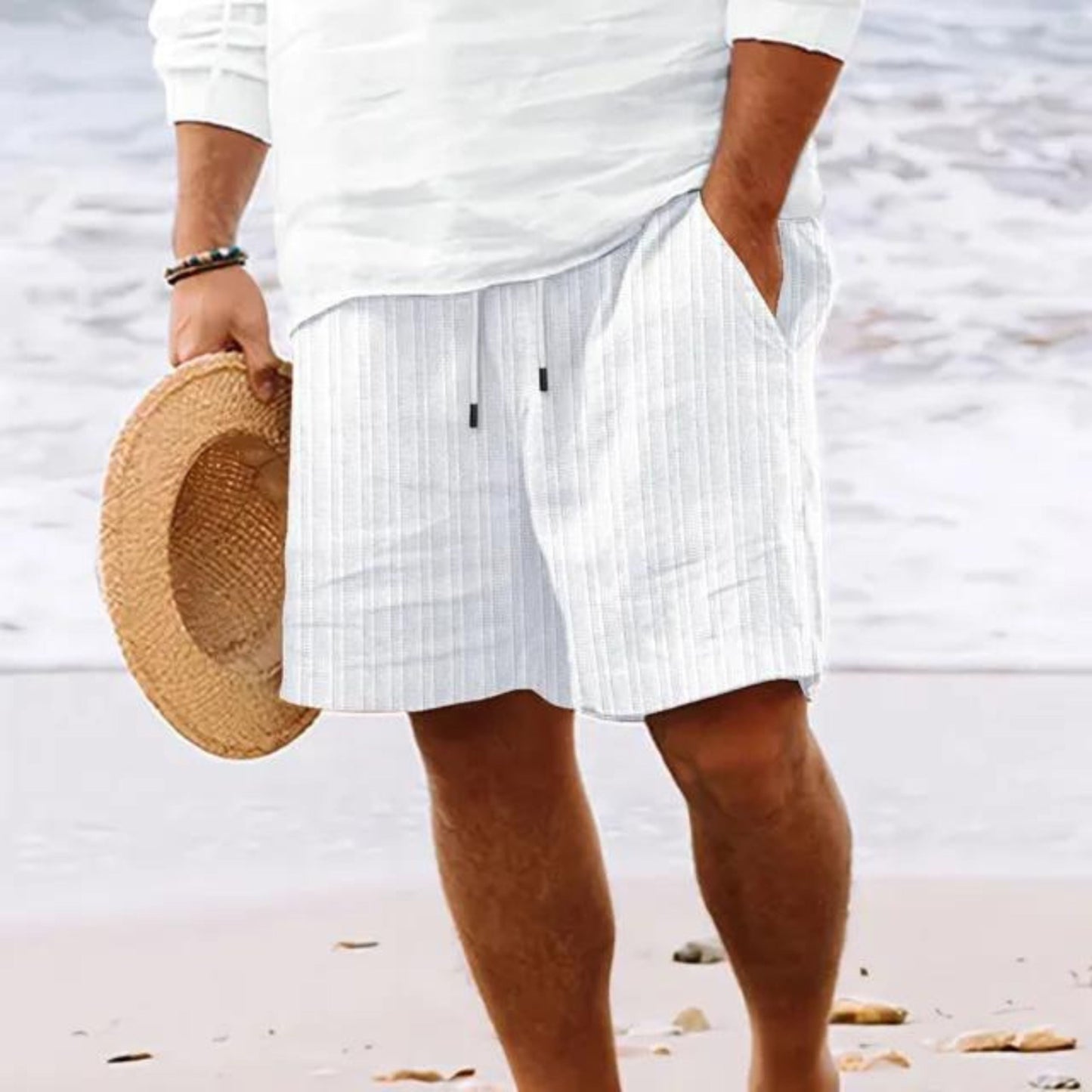 Leichte Herren Shorts Bequem Sommer