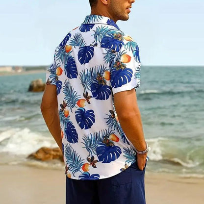 Sommerhemd Kurzarm Hawaiidesign Herren