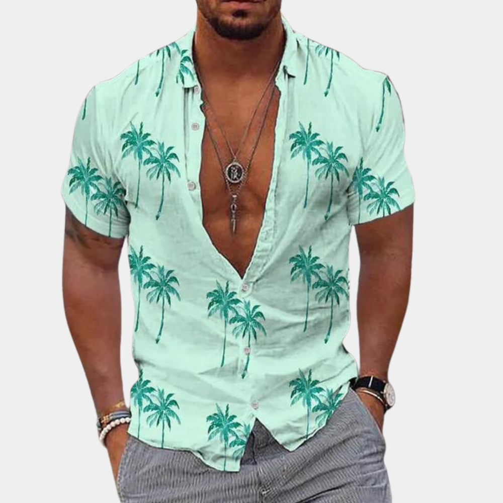 Hawaiihemd Herren Kurzarm Sommer
