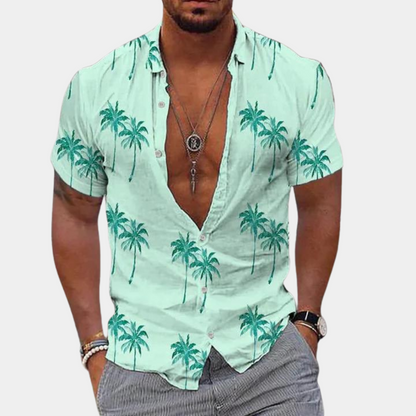 Hawaiihemd Herren Kurzarm Sommer