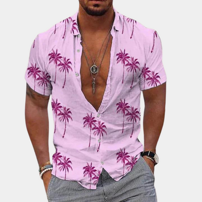 Hawaiihemd Herren Kurzarm Sommer