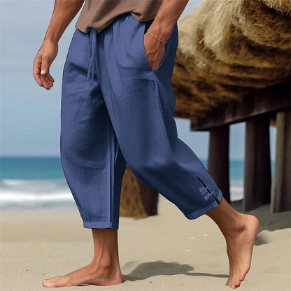 Sommerhose Herren Lockere Fit Bequem Harem Style