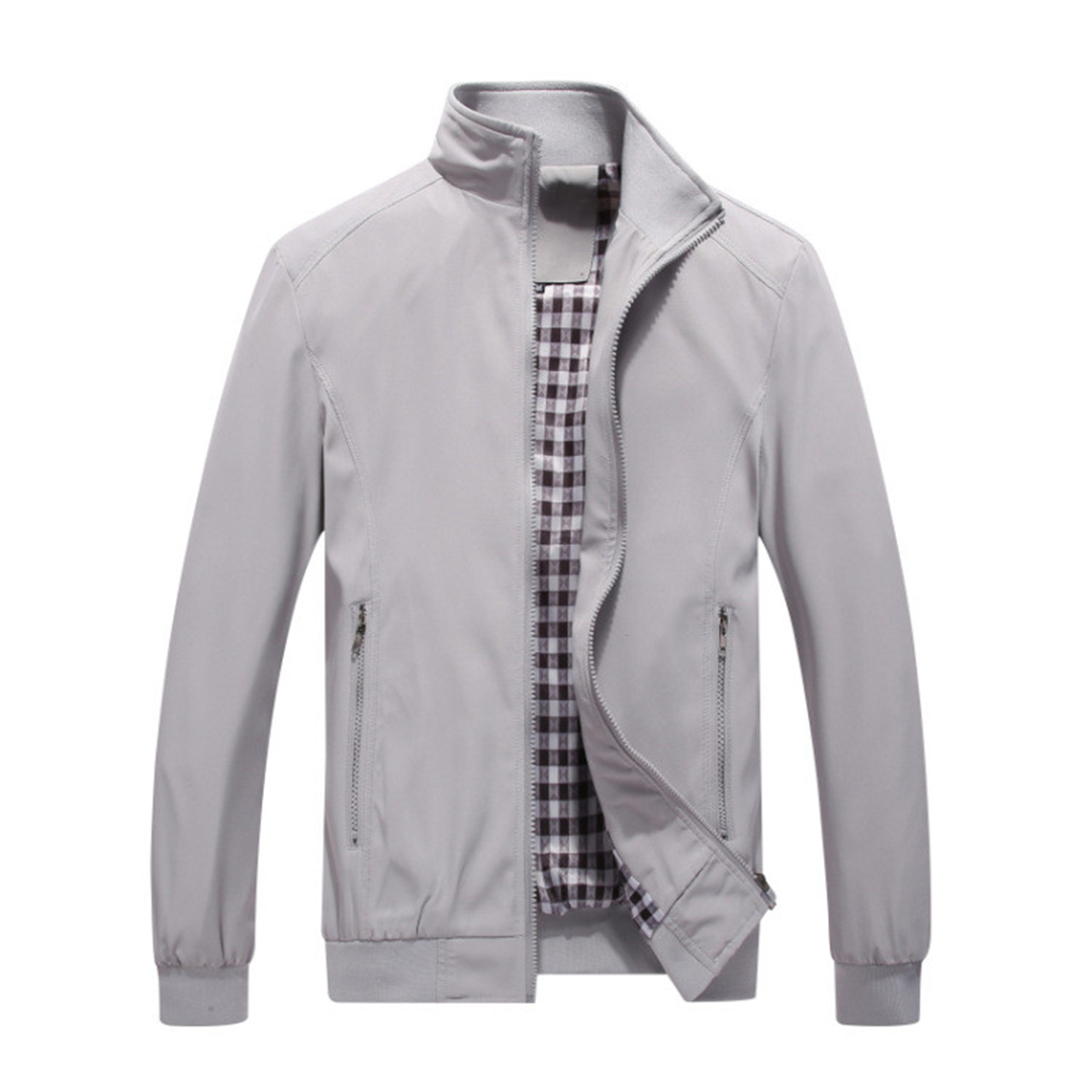 Herren Sommerjacke Winddicht Reißverschluss