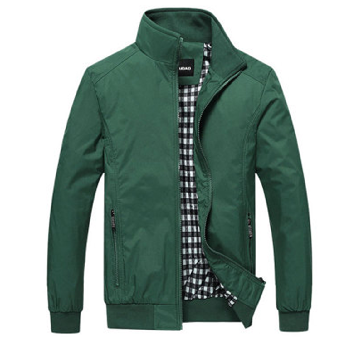 Herren Sommerjacke Winddicht Reißverschluss