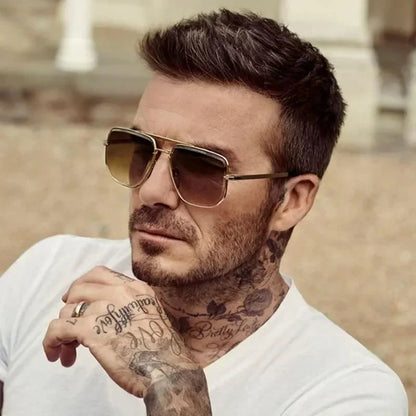 Herren Sonnenbrille Retro Stil UV-Schutz - IdealeKleiden