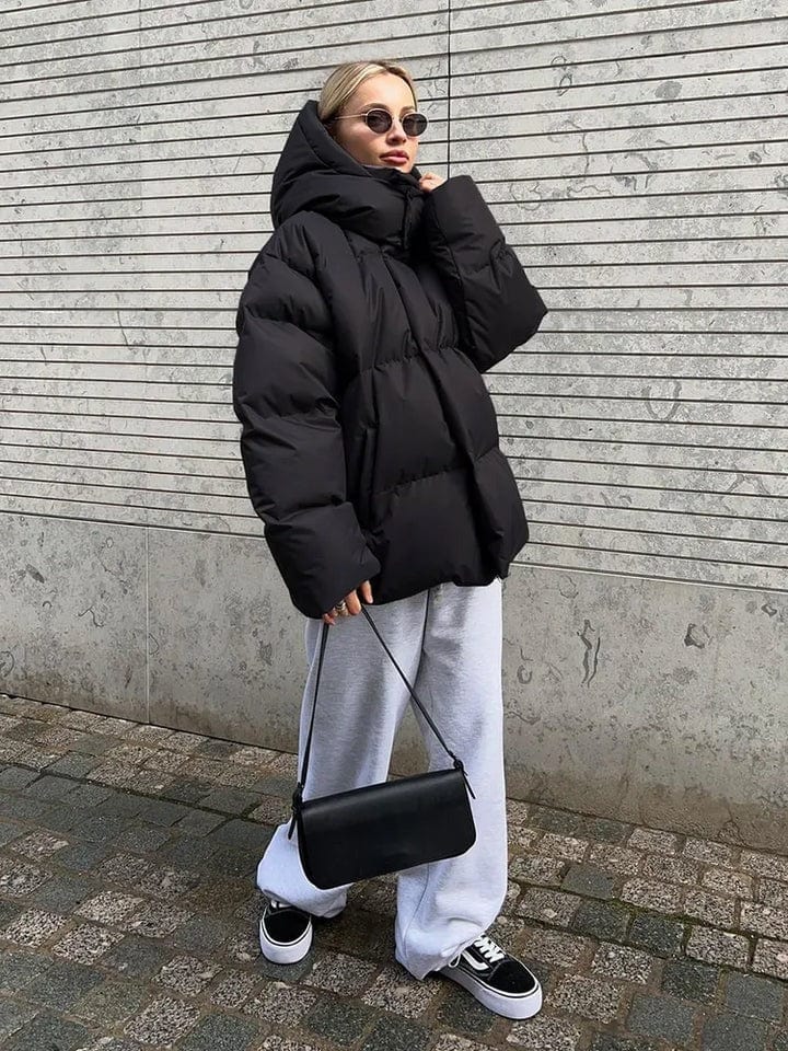 Damen Winterjacke Oversized Warm & Bequem - IdealeKleiden