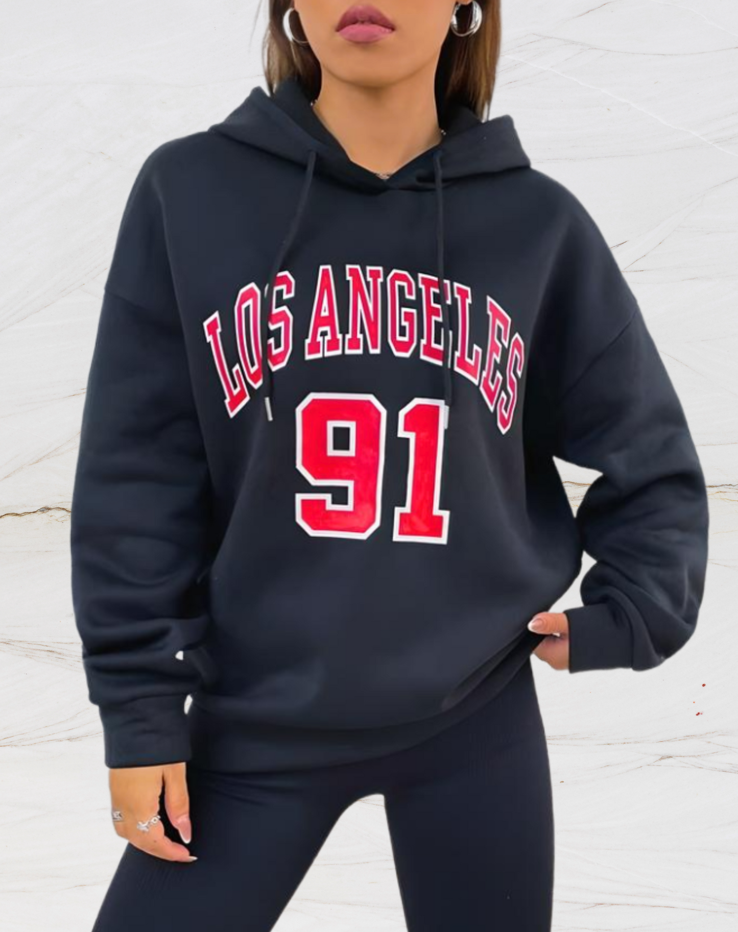 Kapuzenpullover Damen Modern Trendy