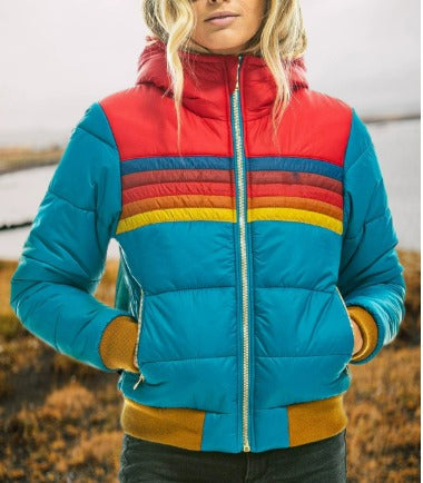 Wasserdichte Winterjacke Damen Daunenfüllung