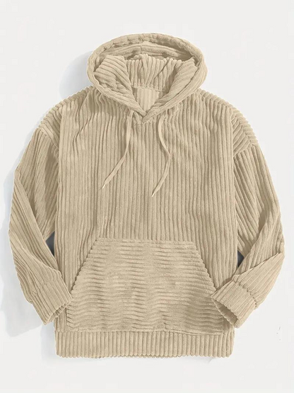 Große Herren Hoodie Fleece Pullover