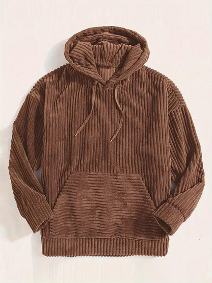 Große Herren Hoodie Fleece Pullover