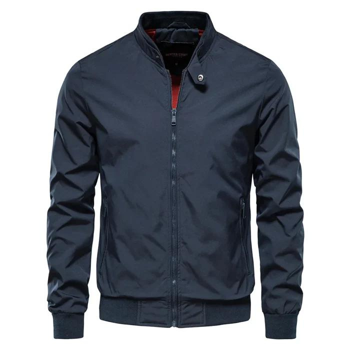 Männer Sommer Bomberjacke Modern Sportlich