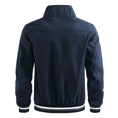 Herren Winterjacke Kragen Windbreaker Modell - IdealeKleiden