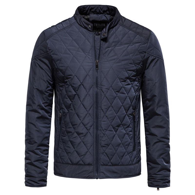 Winterjacke Herren Reißverschluss Steppjacke - IdealeKleiden