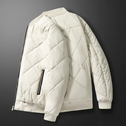 Herren Steppjacke Warm Fleece Winter