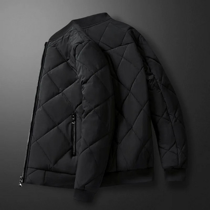 Herren Steppjacke Warm Fleece Winter