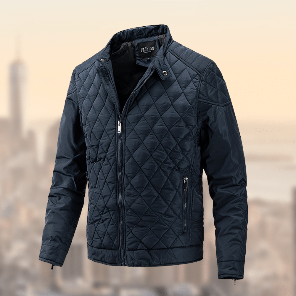 Herren Steppjacke Winddicht Wasserdicht Winter - IdealeKleiden