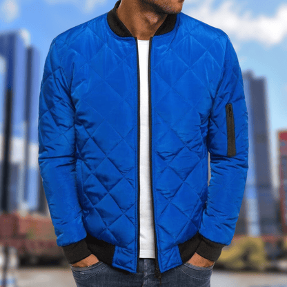 Warme Herren Steppjacke Winter Bomber