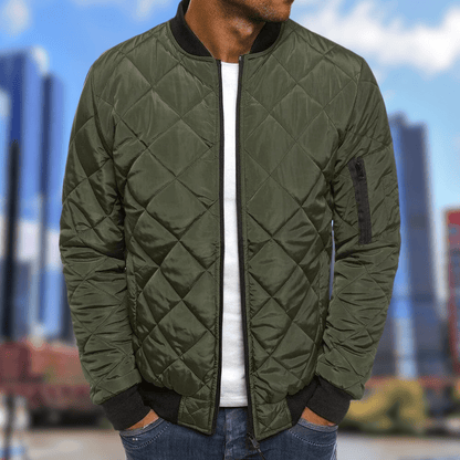 Warme Herren Steppjacke Winter Bomber