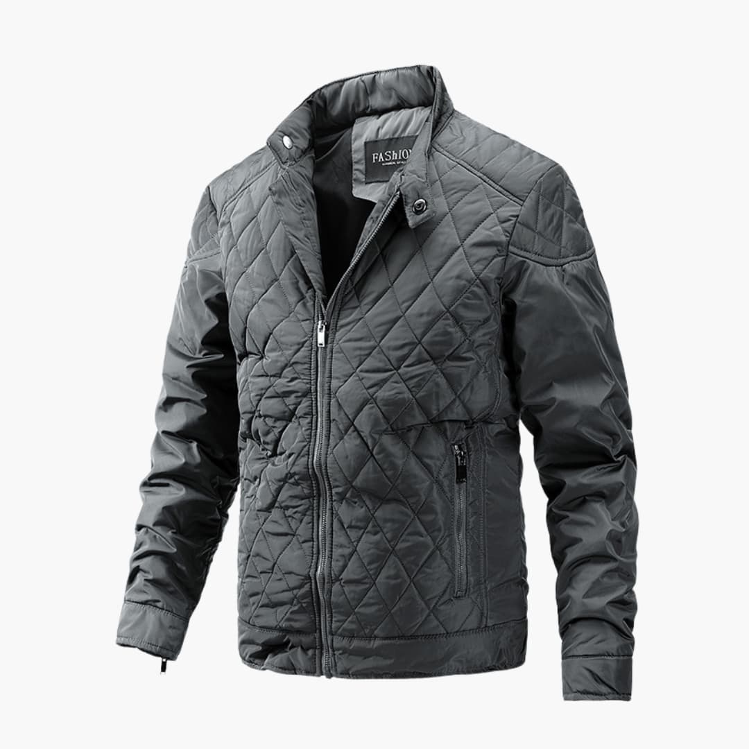 Wattierte Winterjacke Damen Reißverschluss