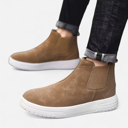 Herren Stiefeletten Bequem Gummisohle