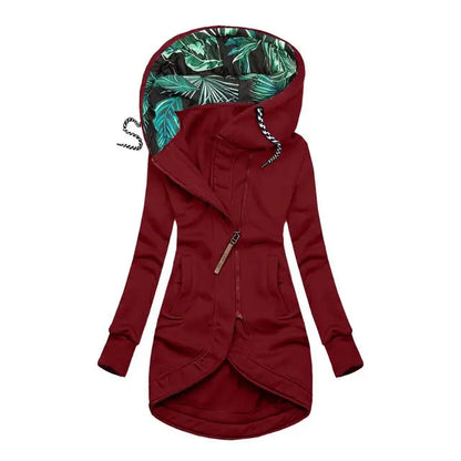 Lange Damenwinterjacke - Gefütterte Daunenjacke Warm