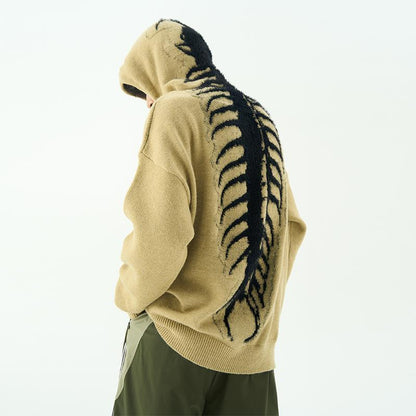 Große Herren Hoodie mit Druck Oversized - IdealeKleiden
