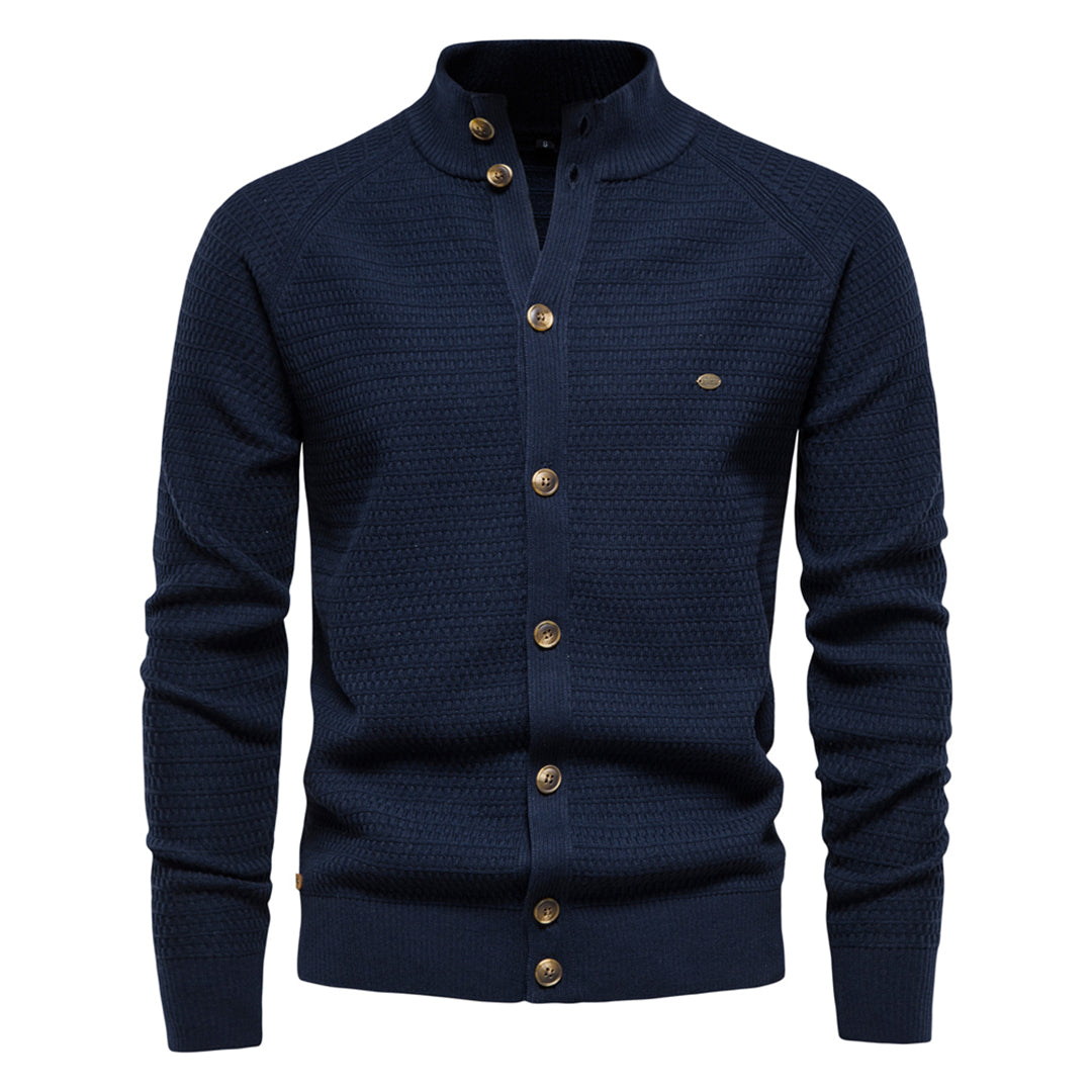 Herren Strickjacke Mit Knöpfen Elegant
