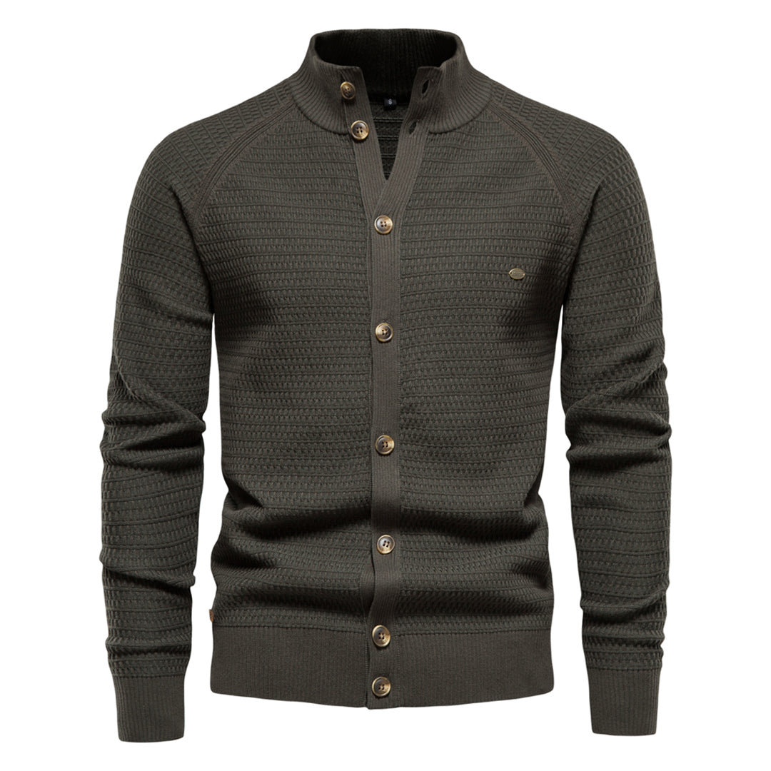 Herren Strickjacke Mit Knöpfen Elegant