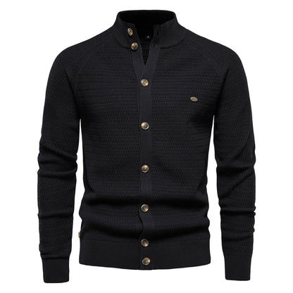 Herren Strickjacke Mit Knöpfen Elegant