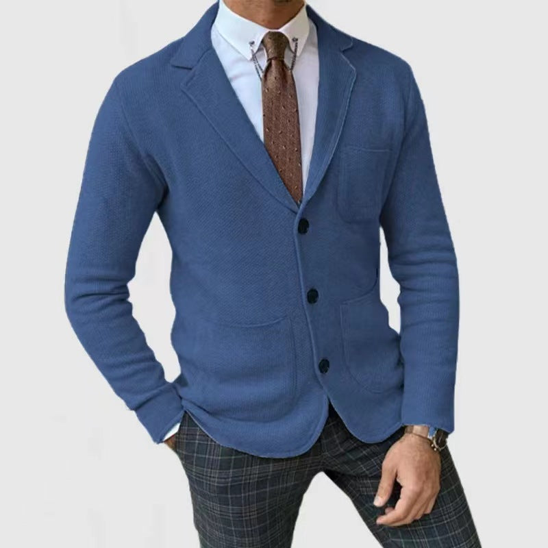 Herren Strickjacke Modern Knöpfe