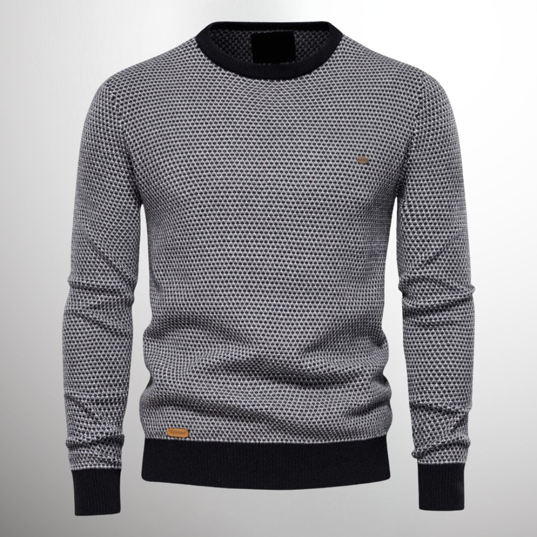 Herren Strickpullover Rundhals Casual Fit - IdealeKleiden