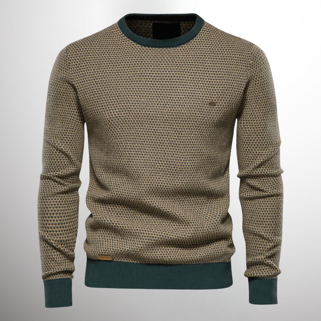Herren Strickpullover Rundhals Casual Fit