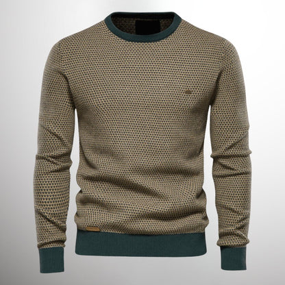 Herren Strickpullover Rundhals Casual Fit