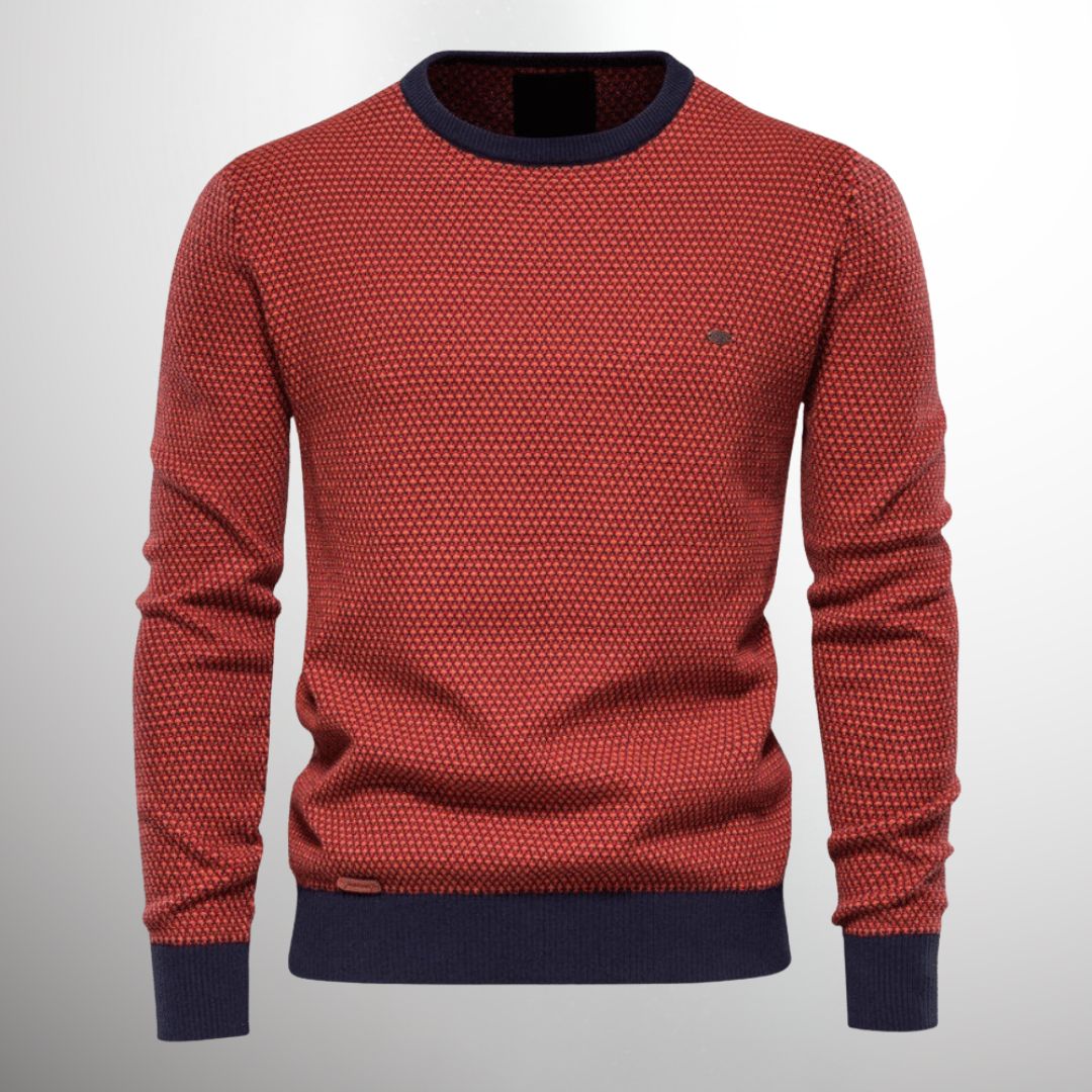 Herren Strickpullover Rundhals Casual Fit