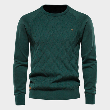 Herren Strickpullover Rundhals Modern