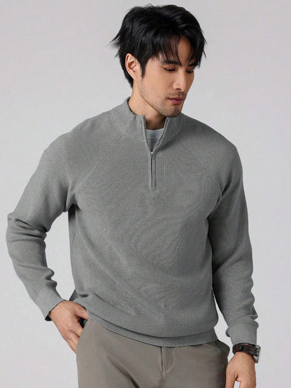 Praktischer Herren Zippullover Modern