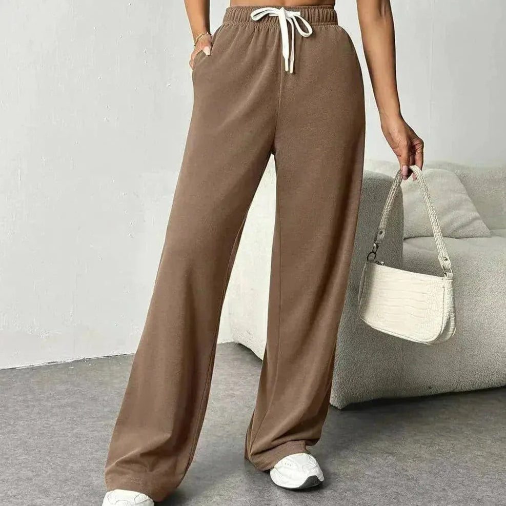 Bequeme Jogginghose Damen Weites Bein Elastisch