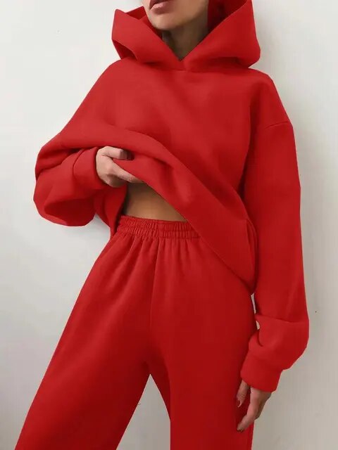 Damen Sportanzug Set Modern Komfort